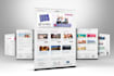 create modern PSD website design