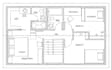 draw 2d floor plan for real estate agents in autocad