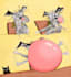 draw a children book illustration with funny animals