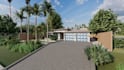 architecture 3d rendering for exterior