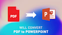 convert PDF to powerpoint template