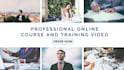 create engaging online course and training video for any platform