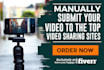 manually submit your youtube video to the top video sharing sites