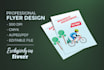 do professional modern flyer design