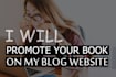 promote your kindle or ebook on my website