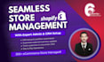 be your admin shopify store manager, backend operations