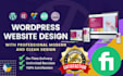 create professional wordpress website