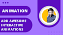 add interactive animation to your website