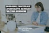 write an engaging, profitable, persuasive articles
