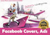 design facebook covers, youtube banners or social media ads