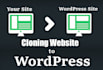 convert any website to wordpress or clone design using gutenberg