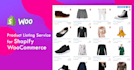 listing products for woocommerce or shopify