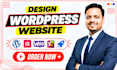 build wordpress website with elementor pro