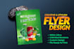 design creative and stylish flyers, posters, and leaflets
