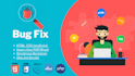 fix your any ajax,html, css,jquery,js,php,java issues