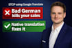 translate english to german that sounds natural and sells