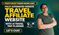 create travel affiliate website for passive income