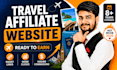 create a travel affiliate website or travel agency website