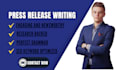 do outstanding press release writing for you