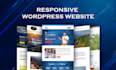 design responsive professional wordpress website development