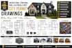 create architectural, structural, hvac, electrical, and mep city permit drawings
