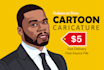 draw cartoon caricature from photo