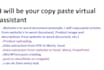 be a copy paste assistant