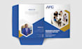 design profession presentation folder, pocket folder, or document folder in 24hr