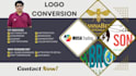 convert your image of logo or map or plan into vector