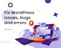 fix wordpress issues, errors and bugs