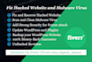 remove malware, fix hacked, and implement strong wordpress security