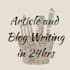 write original articles and blogs