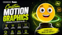 custom motion graphics and animation in after effects