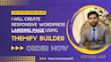 create wordpress landing page using themify ultra
