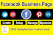 design create and optimize facebook business page