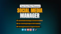 be your instagram manager and social media content creator