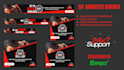 create stunning animated gif banner within 24 hours