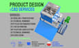 do 3d cad modeling and 2d drawings using solidworks, inventor, fusion 360, creo