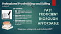 professionally proofread and edit anything in 24 hours