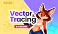 recreate png to vector format in svg, pdf, eps in 24hrs