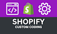 do shopify custom coding or theme customization