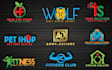 design 3d modern business logo with free vector file