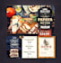 design food menu, restaurant and table menu