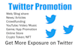 do twitter promotion for your product and services