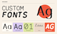 convert your lettering or handwriting into a ttf and otf font