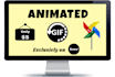 make animated GIF or apng or banner ads