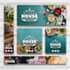 do facebook, twitter, linkedin, youtube, instagram banner