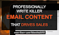 write killer email content that drives sales
