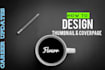 design attractive youtube thumbnail , cover page