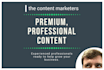 write and optimize premium SEO articles and blog content